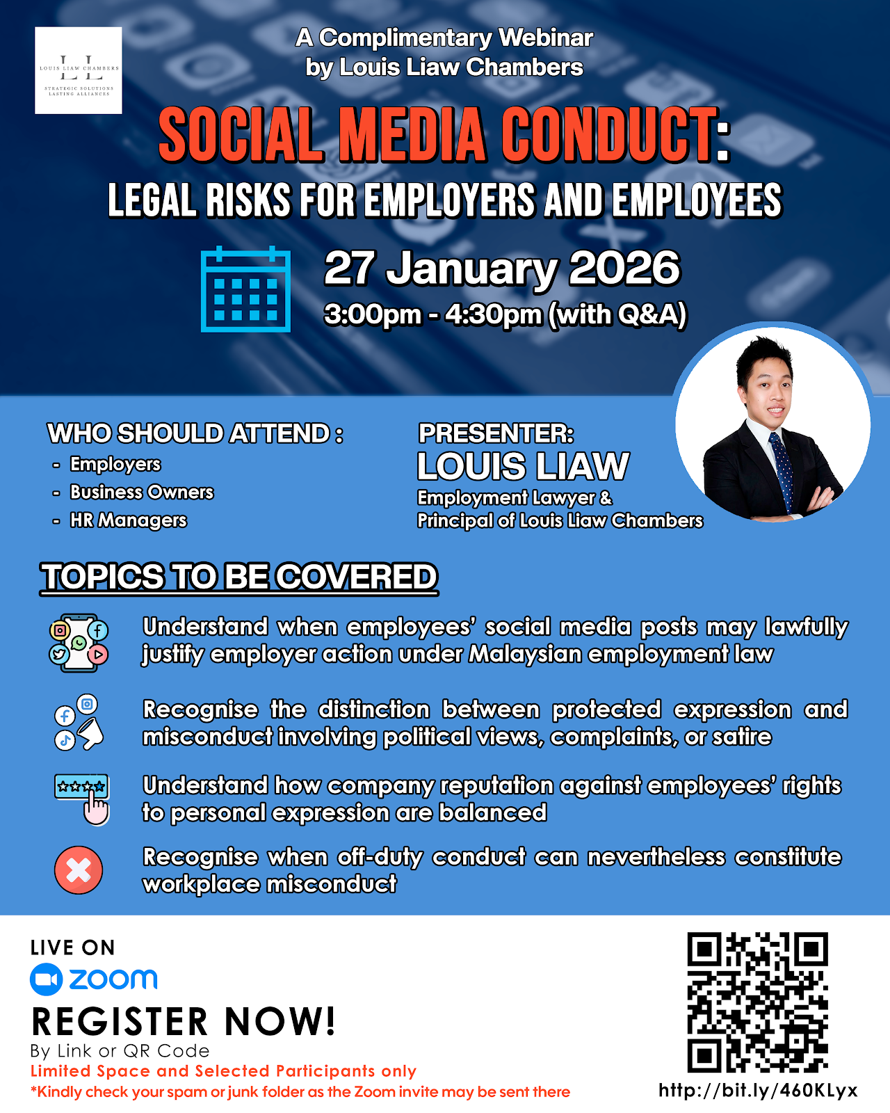 [FINAL CALL + NEW VIDEO] Social Media Conduct: Legal Risks for ...